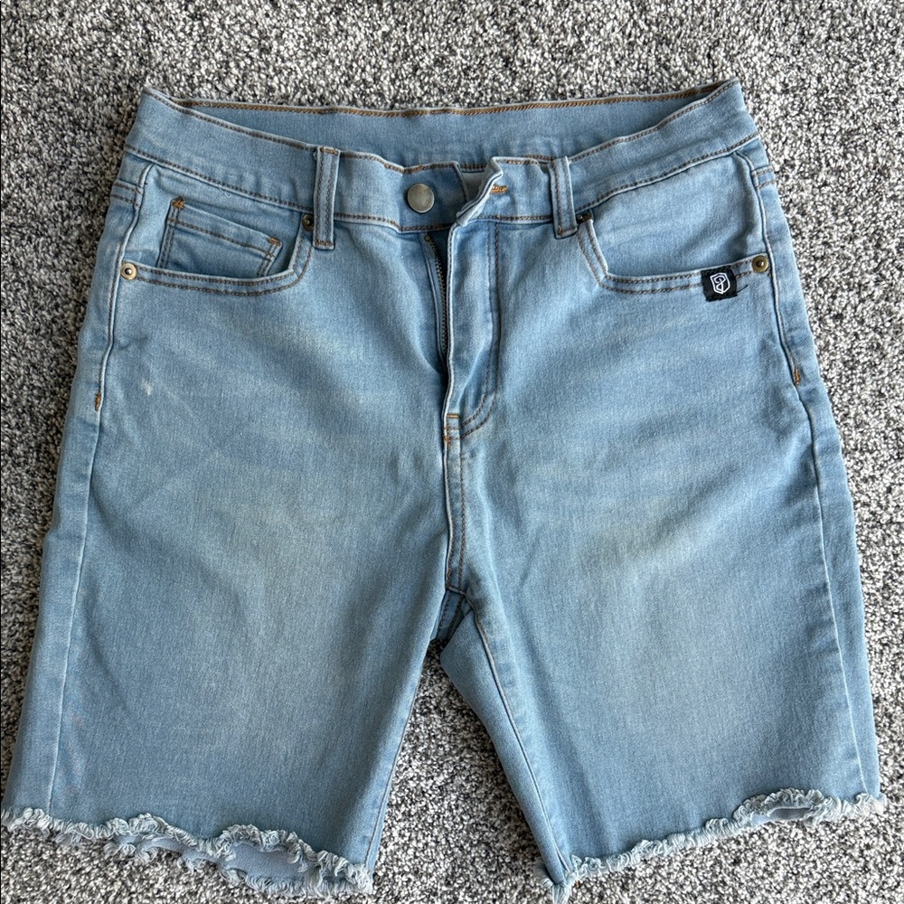 Born Primitive FLEX STRETCHY JORT 7" (Light Wash)